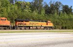 BNSF 7289 runs fourth in a quartet of units